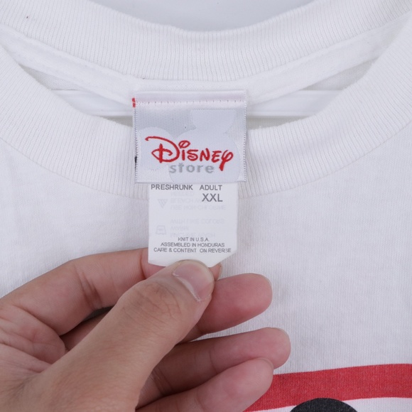 90s Disney Mens 2XL Mickey Mouse USA Flag T Shirt - Picture 5 of 8